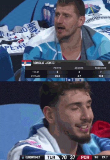 谁跳得更好？申京&amp;amp;约基奇场边随着音乐起舞 两人明日直接对话