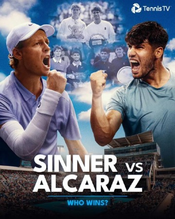 辛辛那提赛：阿尔卡拉斯2-0击败兹维列夫，晋级决赛再战辛纳